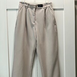 A&F Curve Love High-Rise Wide Leg Tailored Pants